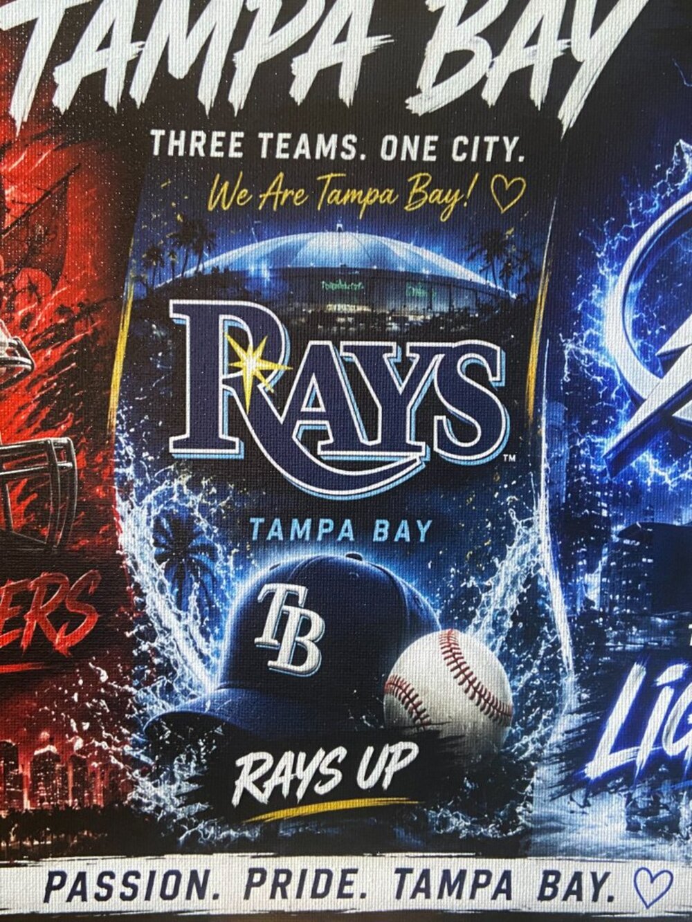 π΄ββ οΈβΎβ‘ TAMPA BAY SPORTS CANVAS β‘βΎπ΄ββ οΈ - Picture 2 of 3